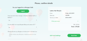 Appointment scheduling with additional information