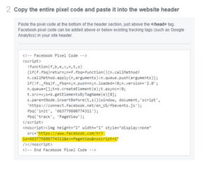 Pixel code with highlighted string