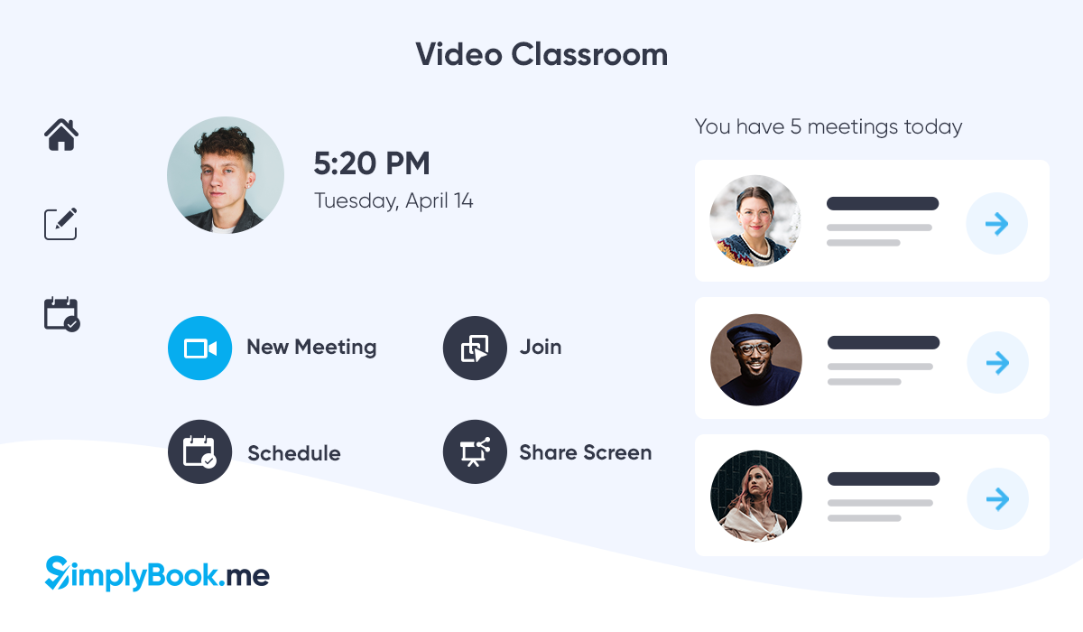enseignement en ligne, salles de classe vidéo
