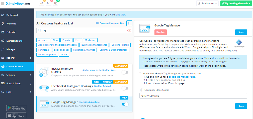 Aktivieren Sie Google Tag Manager