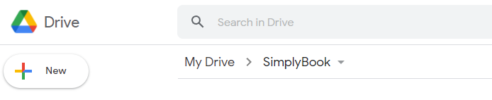 acessar a pasta de upload de arquivos do Google Drive