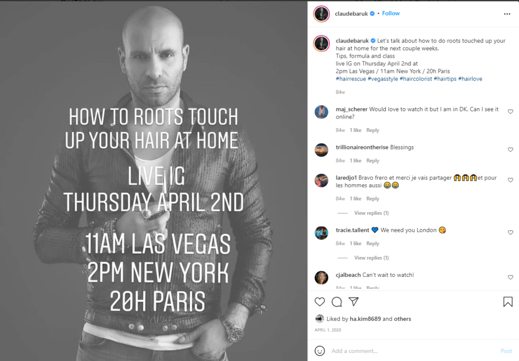 Instagram Inspiração, conselhos e orientação do Signature Salon, Las Vegas