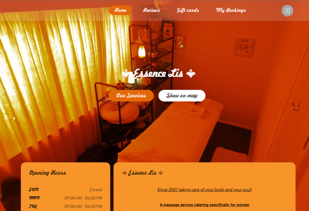 Essence Lis - Beuatiful Theme for women's only massage & body treatments