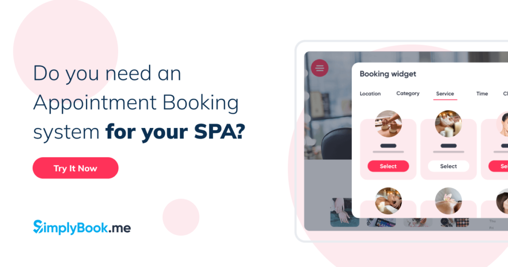spa booking system