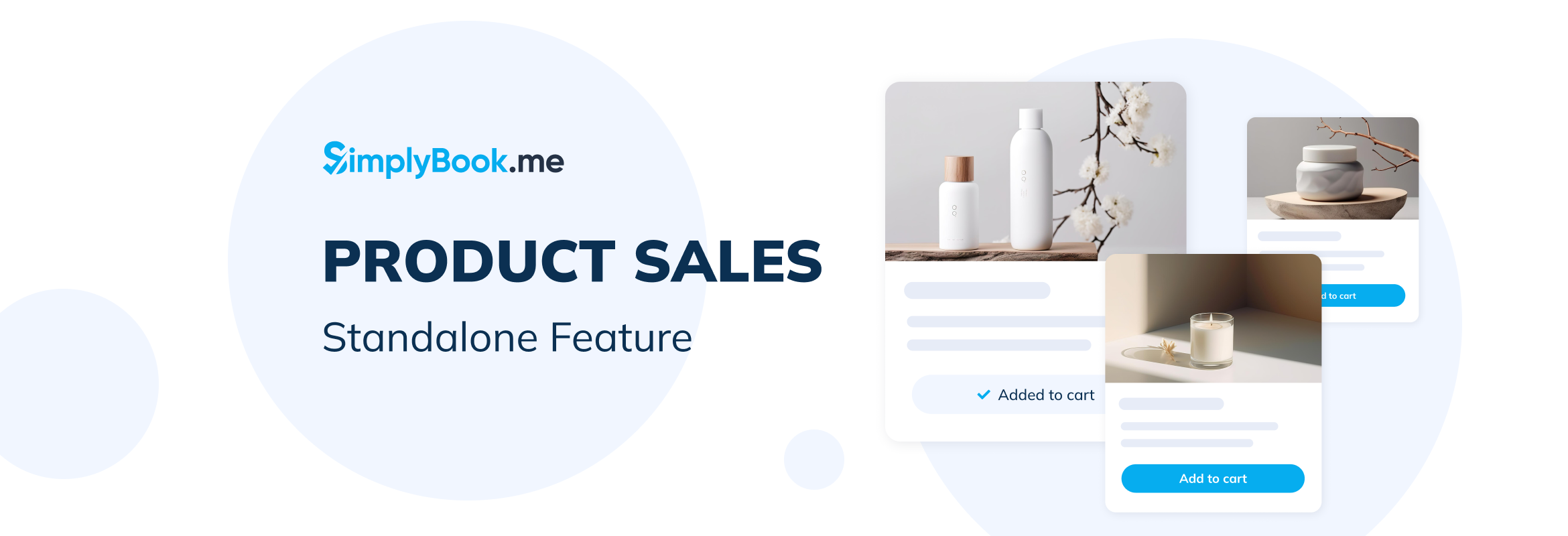 Products for sale standalone feature