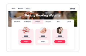 beauty booking site