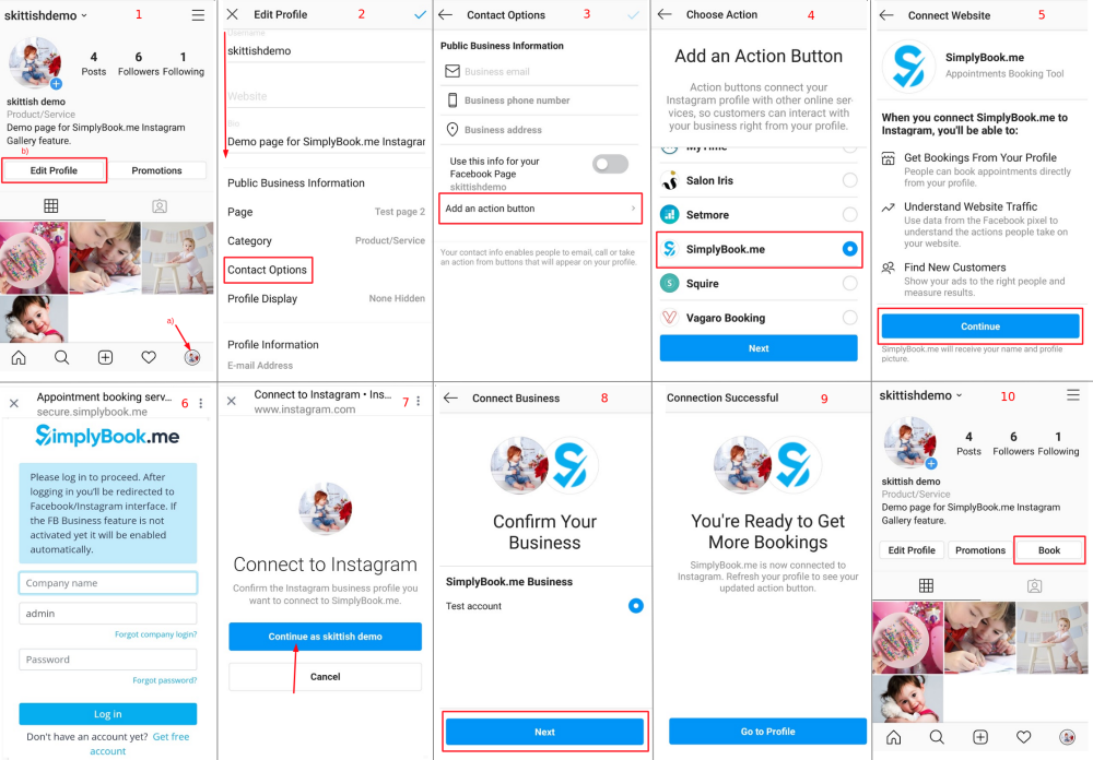 instagram set up steps