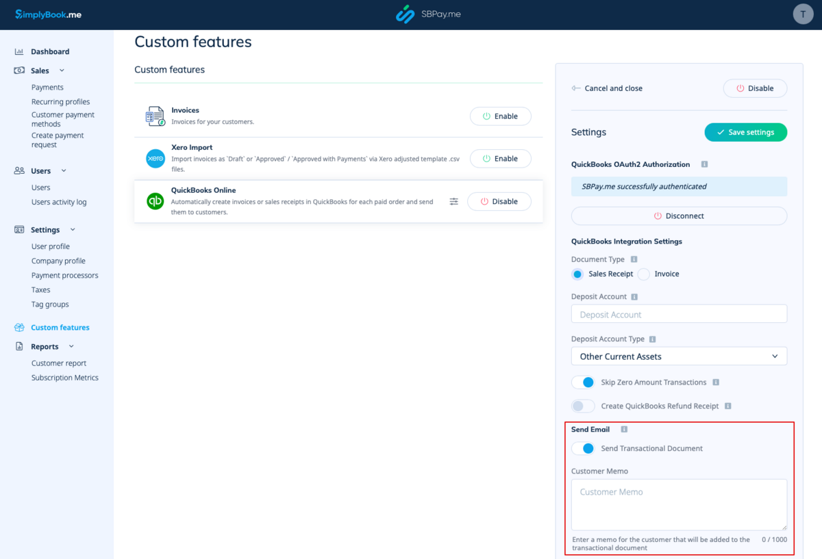 QuickBooks step 9