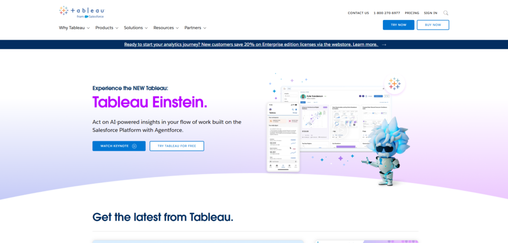 tableau homepage