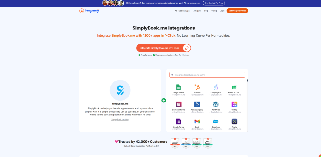 Integriert mit SimplyBook.me