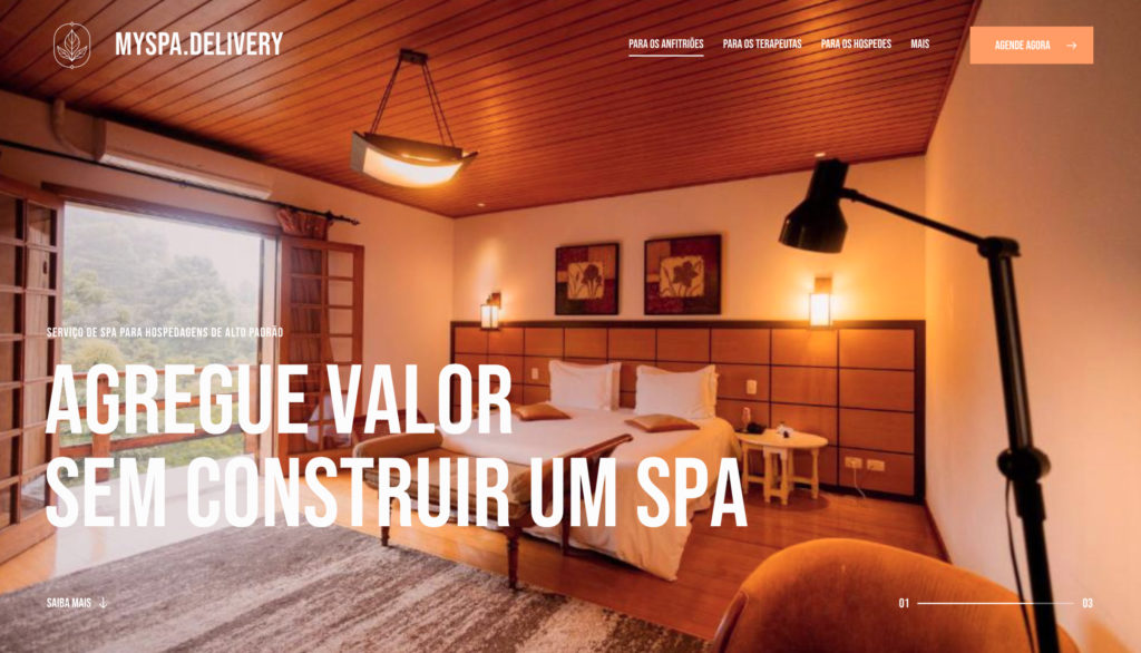 At-home spa services for Airbnb guests: cozy hotel room highlighting value-added spa experience with SimplyBook.me and wellness delivered.